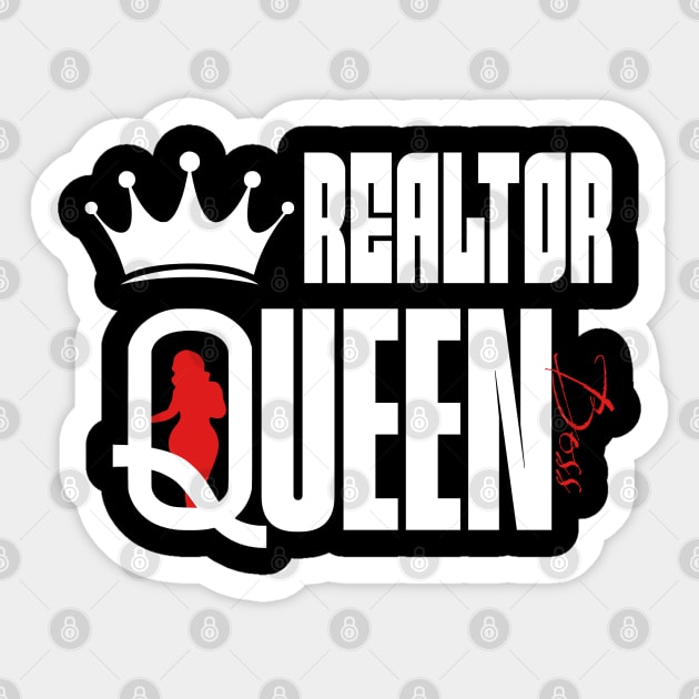 R E A L T O R  Queen Sticker by REG